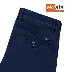 men’s navy color premium smart shape gabardine pant