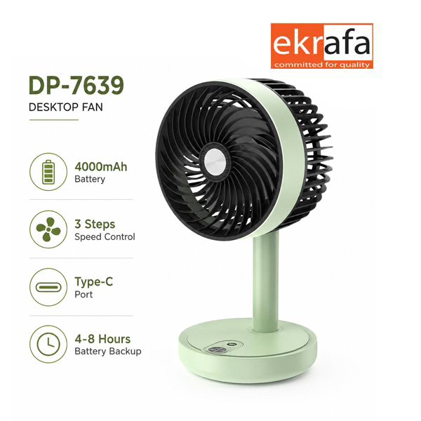 dp 7639 4000mah rechargeable fan dp 7639 4000mah rechargeable fan