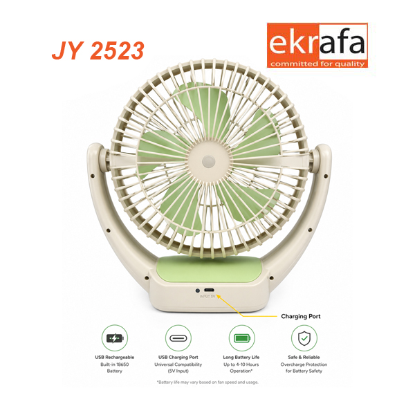jysupper jy 2523 4000mah ac dc fan । মিনি চার্জার ফ্যান । jysupper jy 2523 4000mah ac dc fan । মিনি চার্জার ফ্যান ।